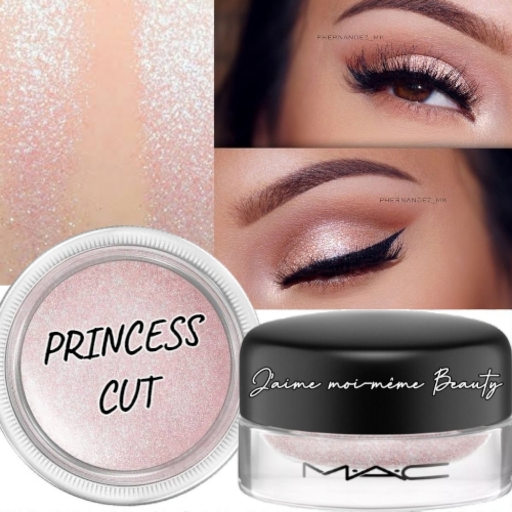 MAC Cosmetics Princess Cut Pink Paint Pot Eyeshadow Face Lip Frost Pink Sparkle